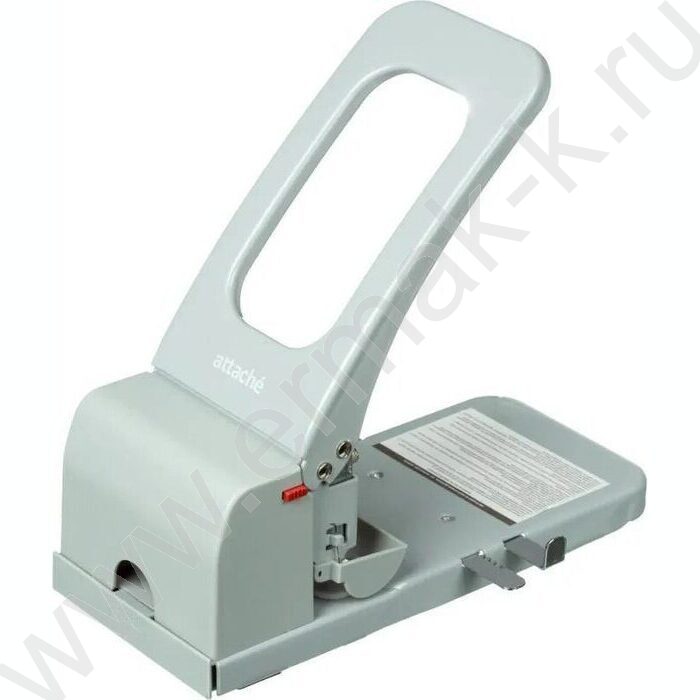 Дырокол 100л метал /линейка/ серый | Фото 1