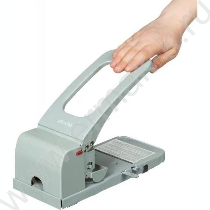 Дырокол 100л метал /линейка/ серый | Фото 9