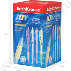 Ручка шар авт JOY® Matic&Grip Pastel 0,7мм, синяя /корпус - ассорти | Фото 4
