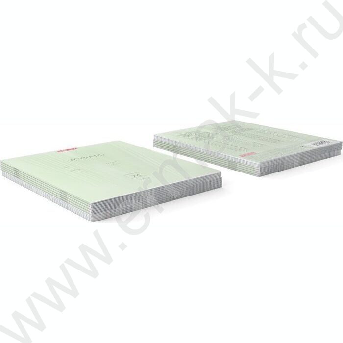 Тетрадь  24л клетка "Классика" зелёный | Фото 3