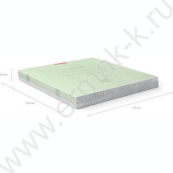 Тетрадь  24л клетка "Классика" зелёный | Фото 5