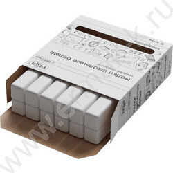 Мел белый  12шт /квадратный /картон.кор. | Фото 2