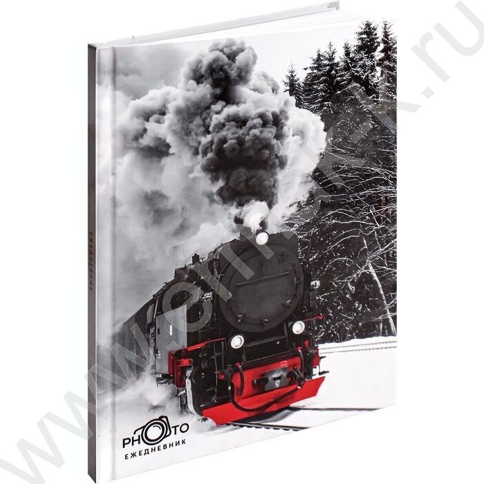 Ежедневник н/дат А5  80л Дымящий поезд | Фото 1