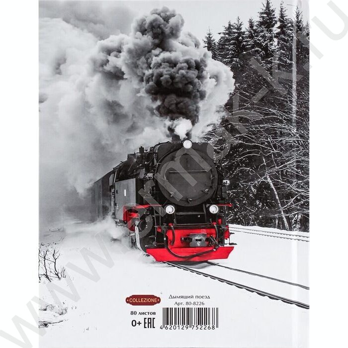 Ежедневник н/дат А5  80л Дымящий поезд | Фото 5