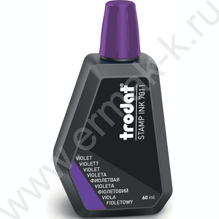 Штемпельная краска 28мл фиолетовая | Фото 1