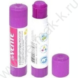 Клей-карандаш   8г "Indicator" фиолетовый (при высыхании - прозрачный) | Фото 1