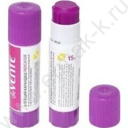 Клей-карандаш  15г "Indicator" фиолетовый (при высыхании - прозрачный) | Фото 1