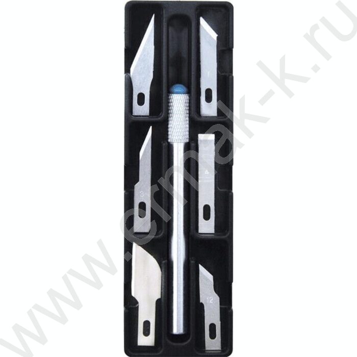 Нож-скальпель канцелярский  /в комплекте 6 лезвий | Фото 1
