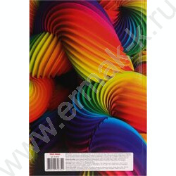 Книга Учёта  96л клетка тв.обл.офсет "Радужные спирали-1" глянц.лам. | Фото 4