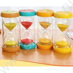 Часы песочные "5 минут" стекло/пластик 12,8*5,6см "Fruits" /ассорти | Фото 1