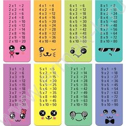Закладки магнитные "Таблица умножения" /набор 4шт /блистер | Фото 1