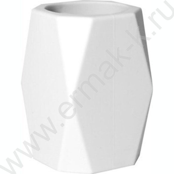 Подставка д/каранд. и ручек  9,5*6,8см "Graphics", силикон, в виде цилиндра с гранями /ассорти | Фото 1