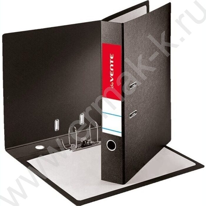 Файл 75мм А3 РР 2-х стор. разборный вертикальный, с карманом /черный | Фото 1