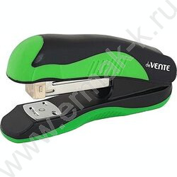 Степлер №24/6-26/6  20л пластик MonoChrome /резин. вставка /черный с неоновым зеленым | Фото 1