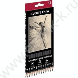 Карандаш ч/гр /набор 12шт/ "Art" шестигранные /2Т, Т, ТМ-2, М, 2М, 3М, 4М, 5М, 6М, 7М, 8М | Фото 1