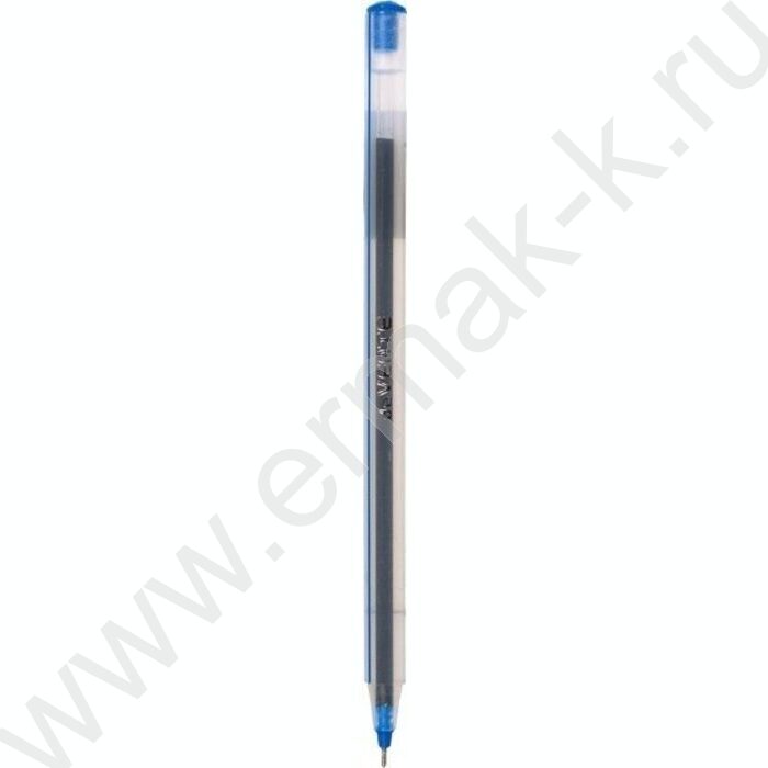 Ручка шар Skylark синяя 0,6мм /игла, синий корпус, ультра гладкое письмо | Фото 1