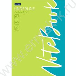Блокнот  40л А5 "Underline" /отрывная склейка, ламинация,клетка | Фото 1