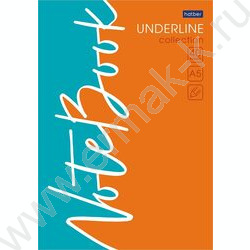 Блокнот  40л А5 "Underline" /отрывная склейка, ламинация,клетка | Фото 2