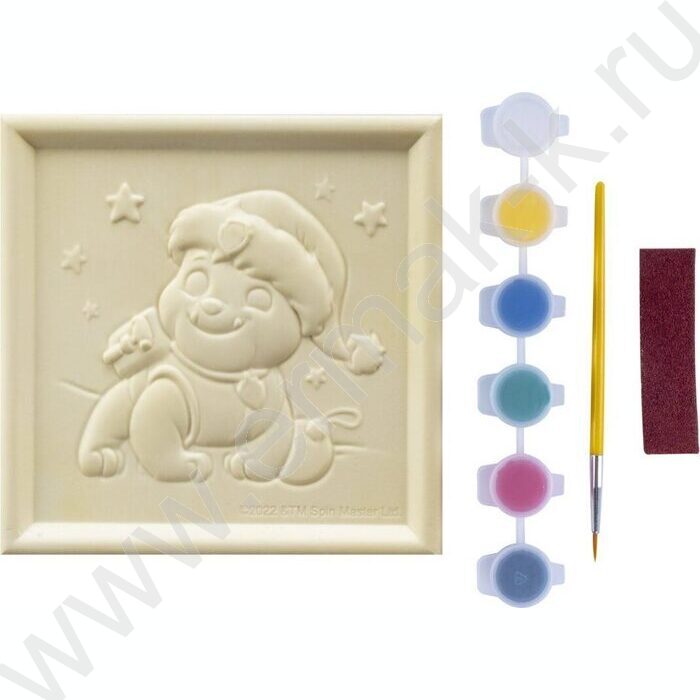 Набор д/творчества 3D Art. Панно-раскраска. Щенячий патруль новогодняя. Крепыш | Фото 4