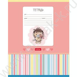 Тетрадь  12л линейка косая "Мультяшки" 5видов | Фото 2