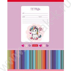 Тетрадь  12л линейка косая "Мультяшки" 5видов | Фото 4