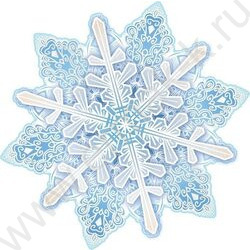 Украшение на скотче Снежинка | Фото 1