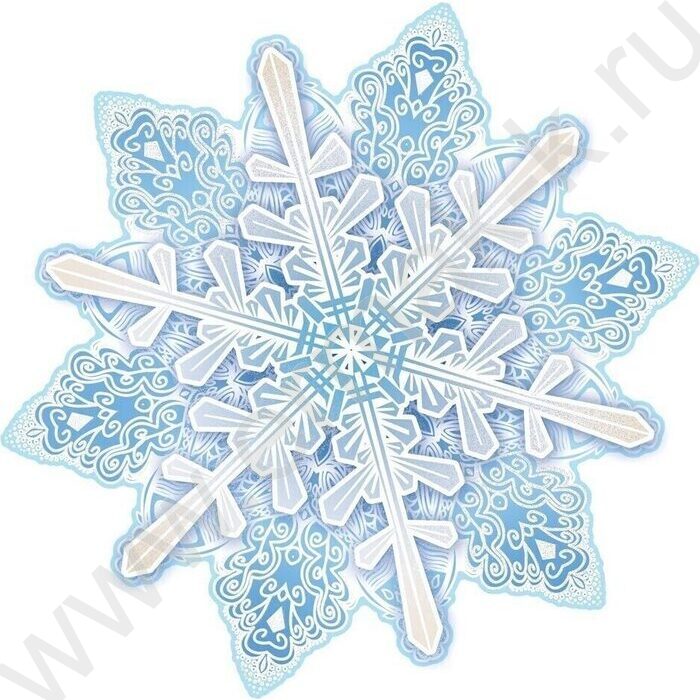 Украшение на скотче Снежинка | Фото 1