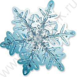 Украшение на скотче Снежинка | Фото 1