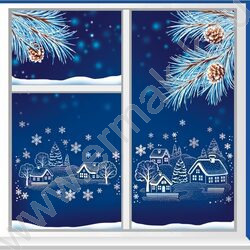 Наклейки оформительские Зимнее таинство | Фото 2