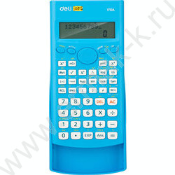 Калькулятор Deli E1710A/BLU д/научных расчётов /240функций/ двустрочный /синий, 10+2 разряд | Фото 1