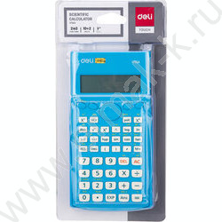 Калькулятор Deli E1710A/BLU д/научных расчётов /240функций/ двустрочный /синий, 10+2 разряд | Фото 6