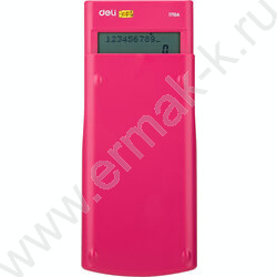 Калькулятор Deli E1710A/RED д/научных расчётов /240функций/ двустрочный /красный, 10+2 разряд | Фото 3
