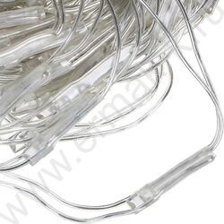 Эл./гирлянда LED  144 ламп, 1.6*1.6м сетка/розовое золото,постоянное свечение, прозрачный провод, 22 | Фото 2