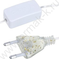 Эл./гирлянда LED  144 ламп, 1.6*1.6м сетка/розовое золото,постоянное свечение, прозрачный провод, 22 | Фото 3