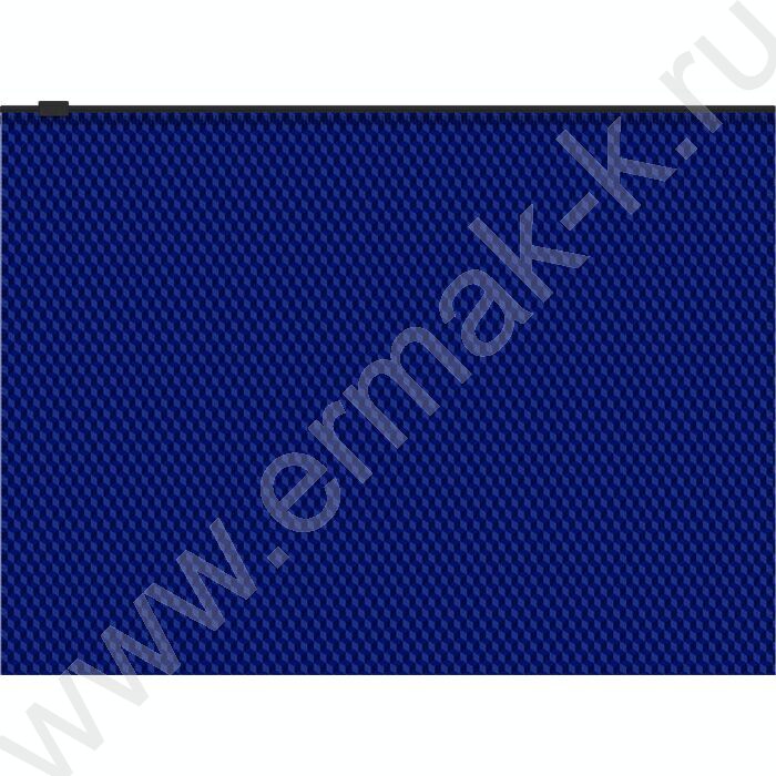 Папка-конверт на молнии А4 Zip "Diamond Total Blue" /синий | Фото 1