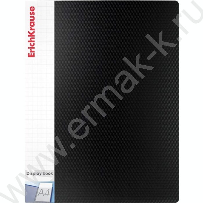 Папка  40 файлов Diamond Total Black /карман на корешке /черная | Фото 1