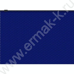 Папка-конверт на молнии B5 Zip "Diamond Total Blue" /синяя, полупрозрачная | Фото 1
