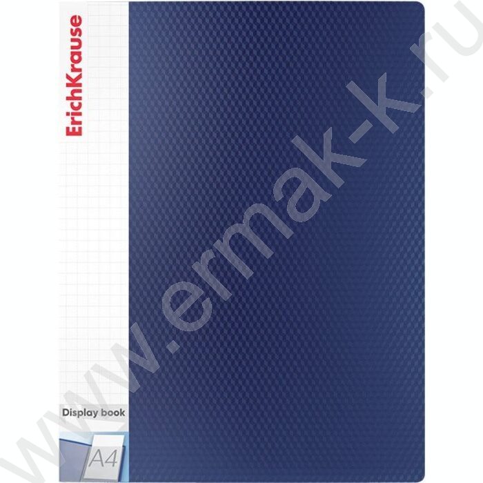Папка  40 файлов Diamond Total Blue /карман на корешке /синяя | Фото 1