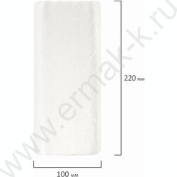 Полотенца бумажные 2-сл 2рул/уп белые /78 листов в рулоне | Фото 5