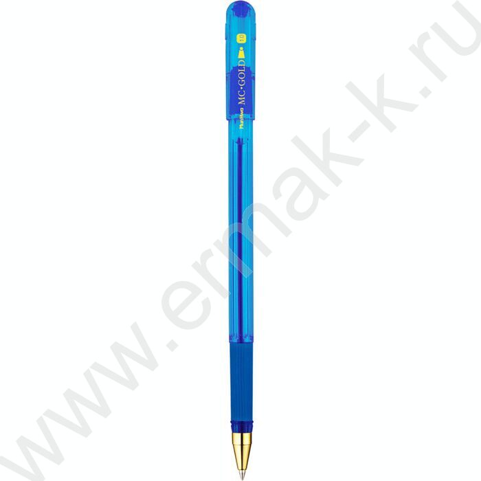 Ручка шар синяя 1,0мм на масл.основе "MC Gold" /рез.держатель | Фото 1