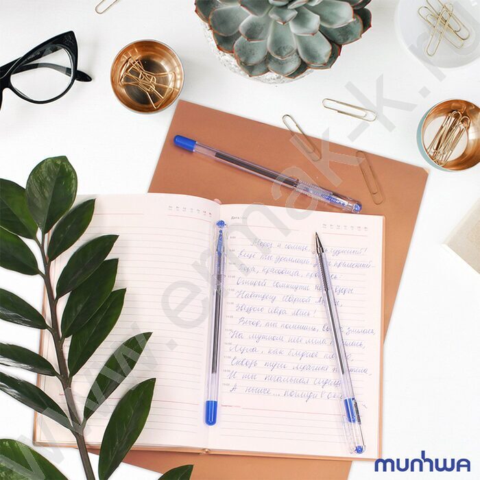 Ручка шар синяя 0,7мм на масл.основе "Option" | Фото 6