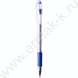 Ручка гелевая синяя 0,5мм  резин.держатель "Hi-Jell Grip" | Фото 1