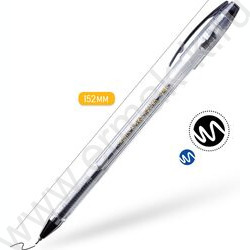 Ручка гелевая черная 0,5мм  "Hi-Jell Needle" /игольчатый стержень | Фото 3