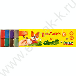 Пластилин  24цв 360г Каляка-Маляка | Фото 2