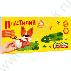 Пластилин  36цв 540г Каляка-Маляка | Фото 1