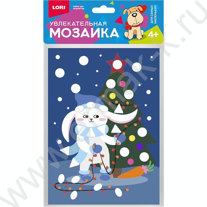 Набор д/творчества Увлекательная мозаика. Малый набор Зайчик | Фото 1