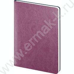 Ежедневник н/дат А5 128л Sigma FLEX фуксия /закругл.углы /карта мира | Фото 2