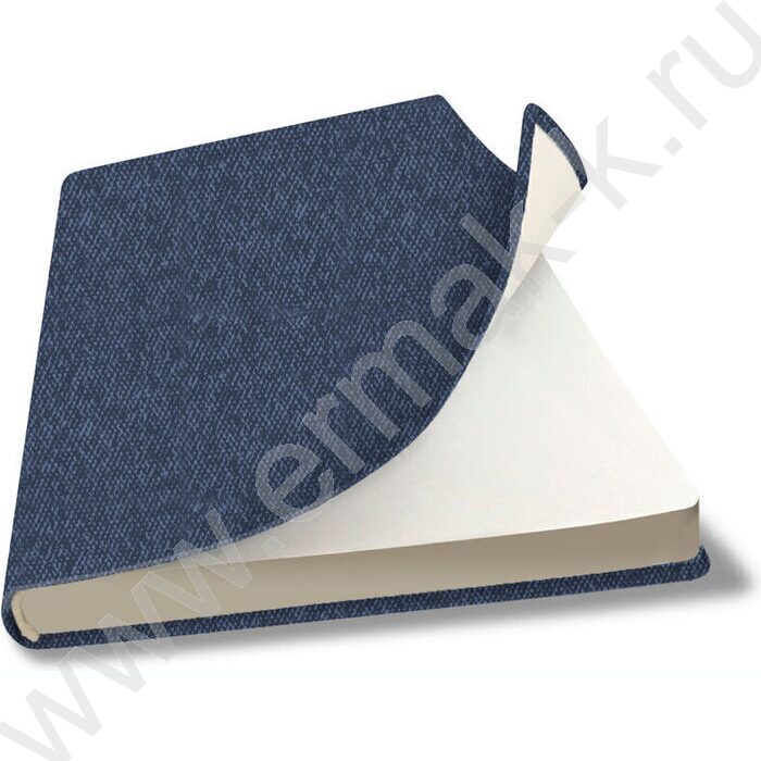 Ежедневник н/дат А5 128л Jeans FLEX синий /закругл.углы /карта мира | Фото 1