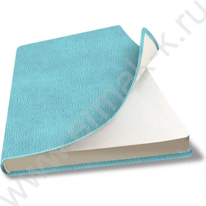 Ежедневник н/дат А5 128л Marseille FLEX бирюзовый /закругл.углы /карта мира | Фото 1