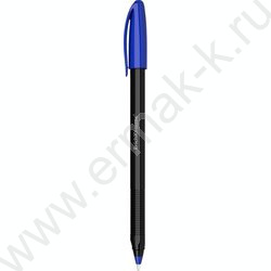 Ручка шар U-108 Stick Black Edition 1,0мм, синяя / корпус - треугольный | Фото 1